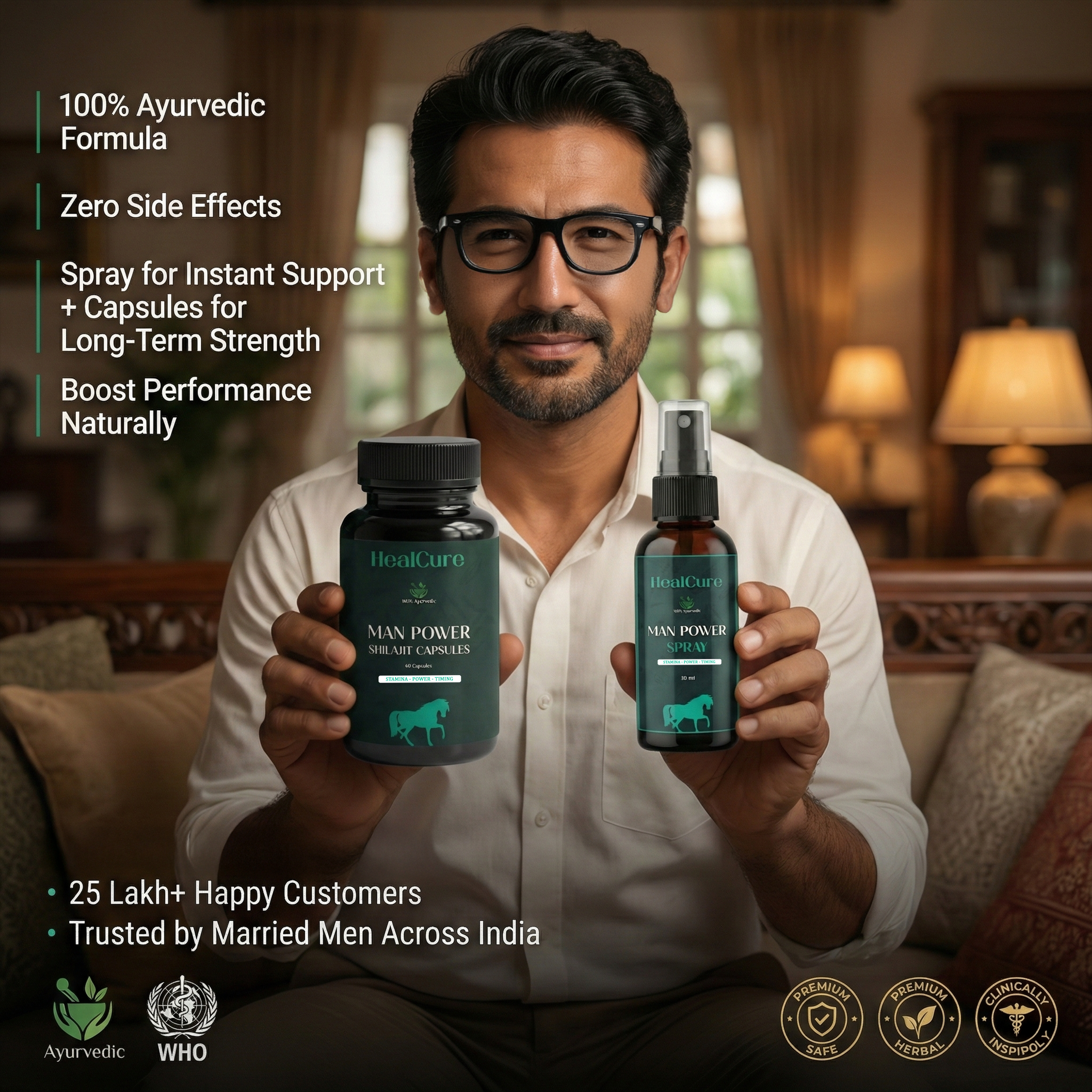 Man Power Combo (Free Spray)
