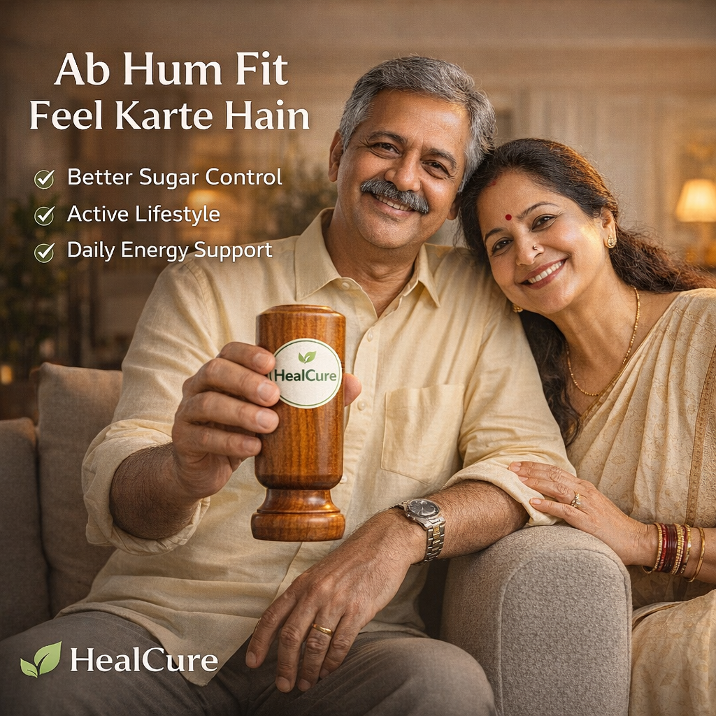 Healcure™ Vijaysar Tumbler for Diabetes Control